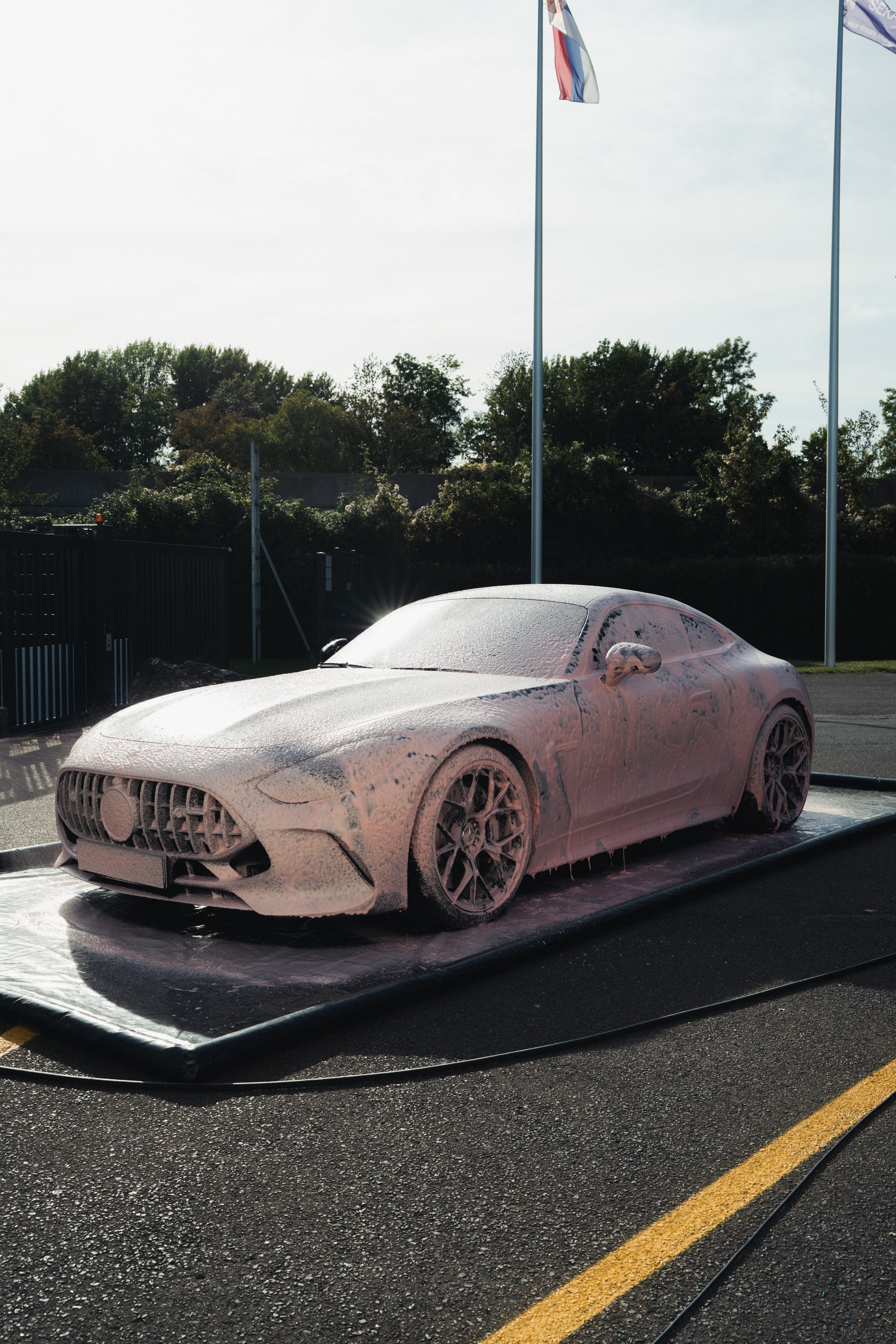 DripGuard Waschmatte für Fahrzeugaufbereitung