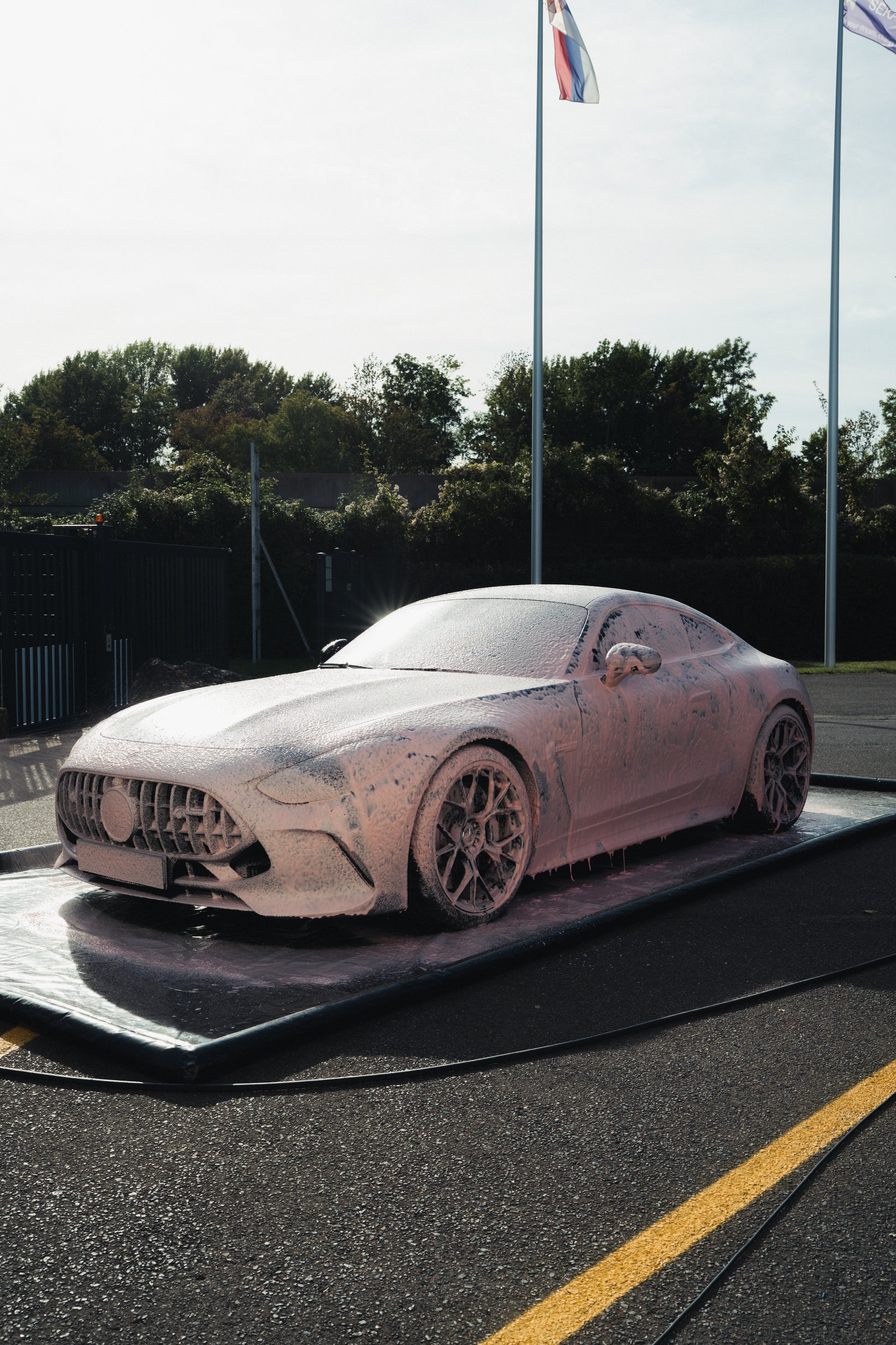 DripGuard Waschmatte für Fahrzeugaufbereitung